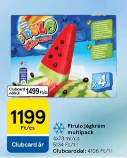 Tesco Pirulo jégkrém multipack ajánlat