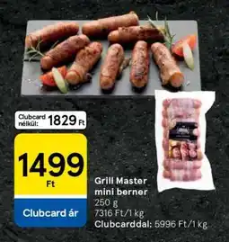 Tesco Grill Master mini berner ajánlat