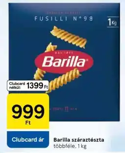 Tesco Barilla száraz tészta ajánlat
