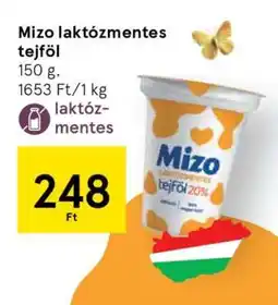 Tesco MIZO Laktózmentes tejföl ajánlat