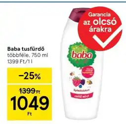 Tesco BABA Tusfürdő ajánlat