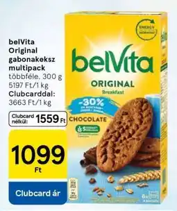 Tesco belVita Original gabonakeksz multipack ajánlat