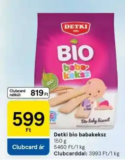 Tesco Detki Bio Babakeksz ajánlat