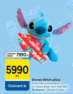 Tesco Disney Stitch plüss ajánlat