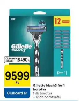 Tesco Gillette Mach3 férfi borotva ajánlat
