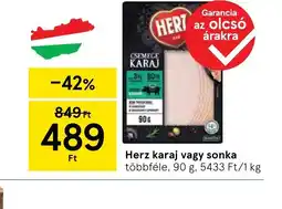 Tesco Herz karaj vagy sonka ajánlat