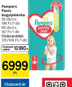 Tesco Pampers Pants bugyipelenka ajánlat