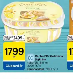 Tesco Carte d'Or Gelateria Jégkrém ajánlat