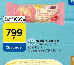 Tesco Magnum jégkrém ajánlat