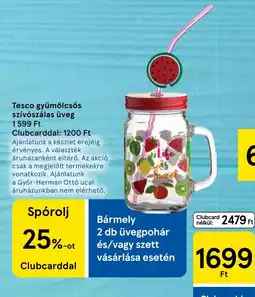Tesco Tesco gyümölcsös sz Clubcard árvszálos üveg ajánlat