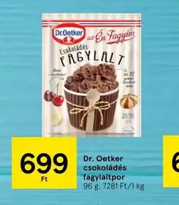 Tesco Dr. Oetker csokoládés fagylaltpor ajánlat