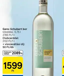 Tesco Gere-Schubert bor ajánlat