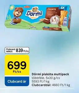 Tesco Dörmi piskta multipack ajánlat