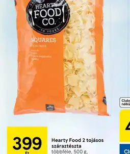 Tesco Hearty Food 2 tojásos száraztészta ajánlat