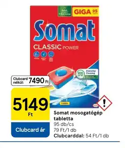 Tesco Somat mosogatgép tabletta ajánlat