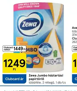 Tesco Zewa Jumbo háztartási papírtörlő ajánlat