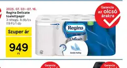 Tesco Regina Delicate toalettpapír ajánlat