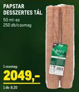 Metro Papstar desszertes tál ajánlat