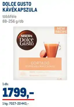 Metro Dolce Gusto kávékapszula ajánlat