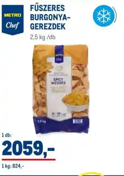 Metro Metro Chef burgonya-gerezdek ajánlat