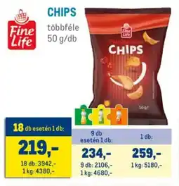 Metro Fine Line Chips ajánlat