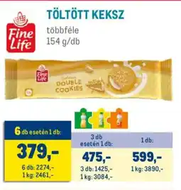 Metro Fine Line Töltött keksz ajánlat
