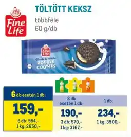 Metro Fine Life töltött keksz ajánlat