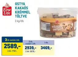 Metro Fine Life Ostya kakaós krémmel töltve ajánlat