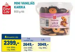 Metro Fine Life Mini vaniliás karika ajánlat