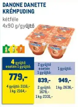 Metro Danone Danette krémpuding ajánlat