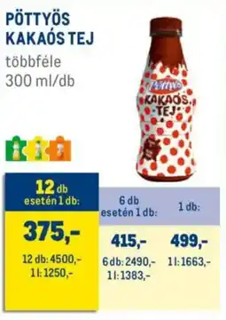 Metro Pöttyös Kakaós tej ajánlat