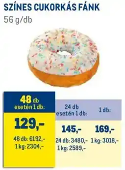 Metro Színes cukorkás fánk ajánlat