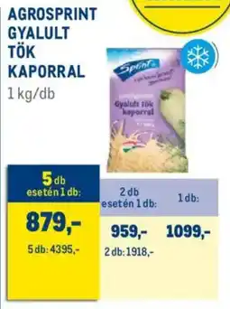 Metro Agrosprint Gyalult tök kaporral ajánlat