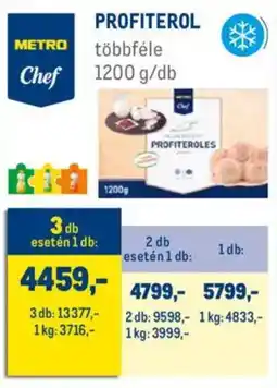 Metro METRO Chef Profiterol ajánlat