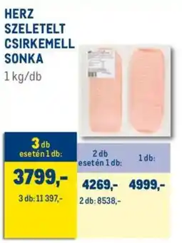 Metro Herz Szeletelt csirkemell ajánlat