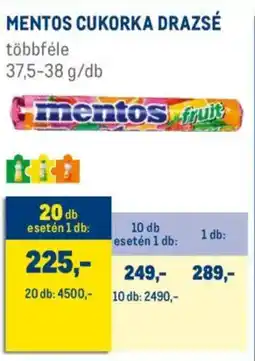 Metro Mentos cukorka drazsé ajánlat