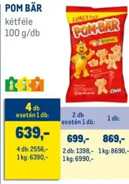 Metro Pom Bär ajánlat