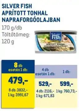 Metro Silver Fish Aprított tonhal napraforgóolajban ajánlat