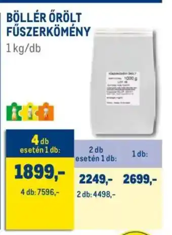 Metro Böllér őrölt fűszerkömény ajánlat