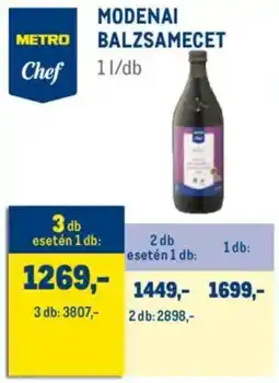 Metro Metro Chef Modenai Balzsamecet ajánlat