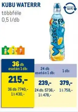 Metro Kubu waterrr ajánlat