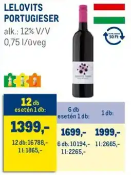 Metro Lelovits Portugieser ajánlat