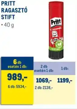 Metro Pritt Ragasztó stift ajánlat