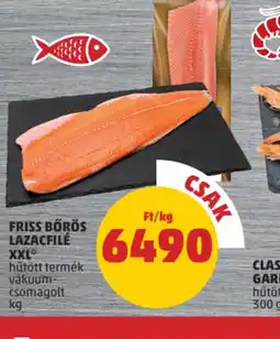 PENNY Friss bőrös lazacfilé XXL ajánlat