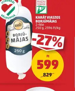 PENNY Karát Viaszos Borjúmájas ajánlat
