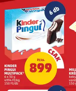 PENNY Kinder Pingui Multipack ajánlat