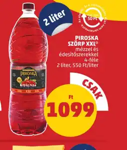 PENNY Piroska Szörp XXL ajánlat