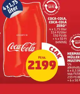 PENNY Coca-Cola, Coca-Cola Zero ajánlat