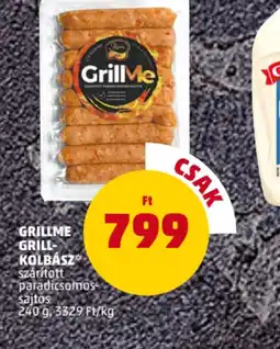 PENNY GrillMe Grill-Kolbász ajánlat
