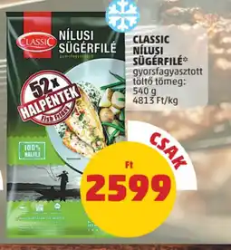 PENNY Classic Nílusi Sügérfilé ajánlat